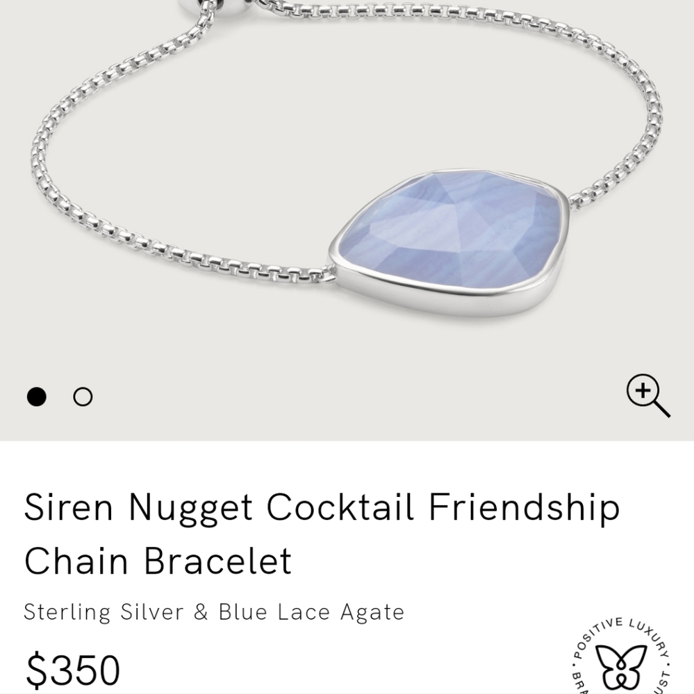 Monica Vinader Siren Nugget Friendship Chain Bracelet - Picture 8 of 9